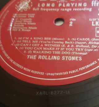 Rolling Stones Uk Monster Rare Withdraw 2:52 " Tell Me " (lk 4605) 1a/1a - /ex