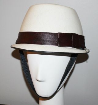 Vintage 1965 Buco Hat Helmet Rare Motorcycle Cream 60 