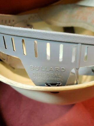 Bullard 502 Vintage E.  D.  Bullard fiberglass hard boiled hard hat w/ Liner 12