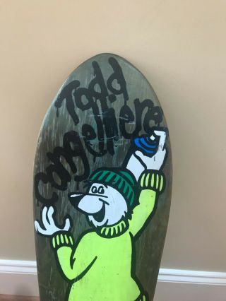 Vintage Todd Congelliere Liberty Skateboard deck 1991 Icey Bear 2