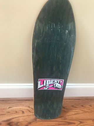 Vintage Todd Congelliere Liberty Skateboard deck 1991 Icey Bear 6
