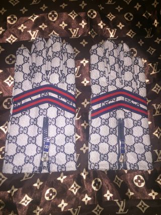 Rare Gucci Leather Gloves Size Large
