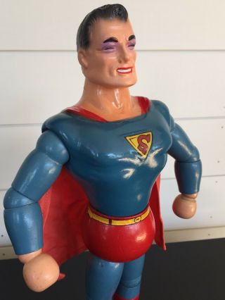 1939/40 IDEAL SUPERMAN COMPOSITION AND WOOD JOINTED ACTION FIGURE DOLL VINTAGE 3