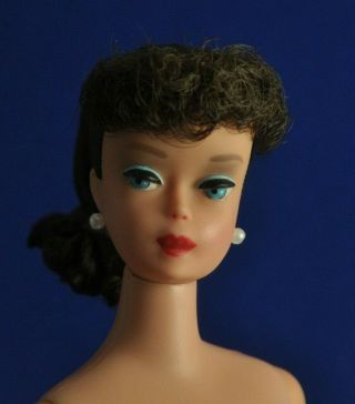 Stunning 1960s Vintage Brunette Ponytail Barbie 7