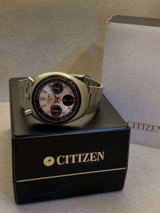 rare vintage citizen Bullhead Chronograph 8110A 4