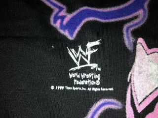 WWF OWEN HART T - SHIRT VINTAGE TSHIRT HART FOUNDATION KING OF HARTS WCW WWE 6
