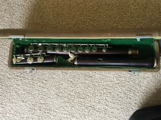 Vintage (pre Ww1) Boehm System Wooden Flute