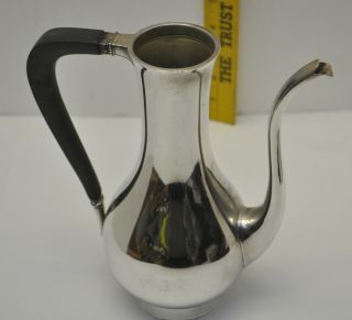 Tiffany & Co Makers Sterling Silver Wood Handled 1.  5 pint Vasiform Coffee Pot 4