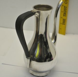 Tiffany & Co Makers Sterling Silver Wood Handled 1.  5 pint Vasiform Coffee Pot 9