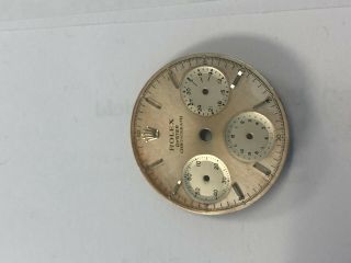 Rare Vintage Rolex Daytona Chronograph Refinished Dial For 6238 6239 6241 6263