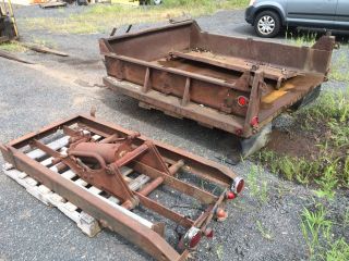Vintage Antique Dump Body With Heavy Duty Galion Lift Piston