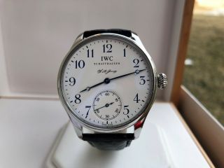 Very Rare Iwc Portuguese F.  A.  Jones Limited Edition Watch Iw544203 In Full Set