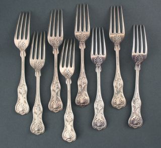 56pc Antique Dominick & Haff Sterling Silver King Pattern Service for 8 Flatware 4