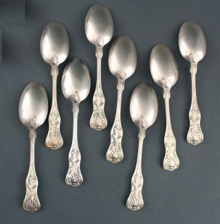 56pc Antique Dominick & Haff Sterling Silver King Pattern Service for 8 Flatware 6