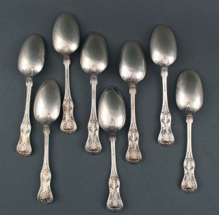 56pc Antique Dominick & Haff Sterling Silver King Pattern Service for 8 Flatware 8
