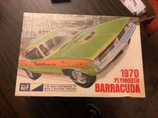 Hemi 1970 Plymouth Barracuda Model Kit Complete 270 - 200 Mpc Amt