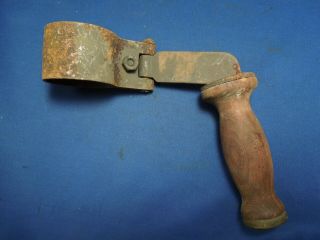 Wwii Us 1919 Browning Carry Handle 7312973 Vintage Wooden & Metal Tool