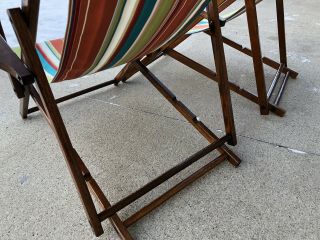 Vintage Folding Lounge Beach Lawn Chairs 2