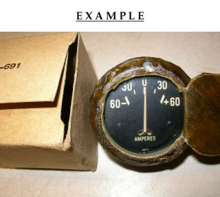 1 - Ammeter Assy 6 Volt: Dodge Wc,  Willys Mb,  Ford Gpw,  Willys Jeep,  Gpa