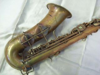 VINTAGE CONN PAN AMERICAN 64M ALTO SAXOPHONE,  CASE 7