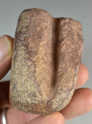 RARE DOUBLE FACE BEAD STONE POLISHER,  NEOLITHIC,  SAHARA,  5000 years old 2