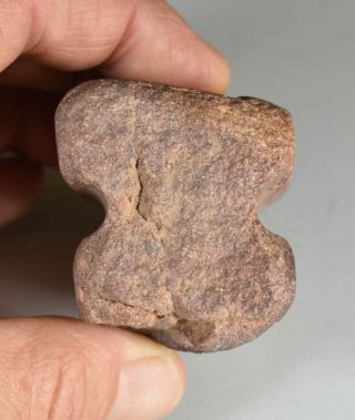 RARE DOUBLE FACE BEAD STONE POLISHER,  NEOLITHIC,  SAHARA,  5000 years old 8