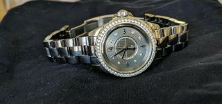 Chanel j 12 watch CHROMATIC CERAMIC with Factory Bezel Diamonds Authentic Rare 3
