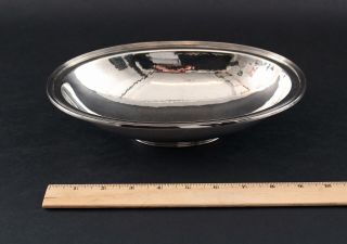 Antique Italian Buccellati Arts & Crafts Sterling Hammered Silver Center Bowl 2
