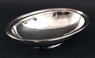 Antique Italian Buccellati Arts & Crafts Sterling Hammered Silver Center Bowl 5