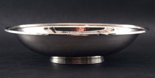 Antique Italian Buccellati Arts & Crafts Sterling Hammered Silver Center Bowl 6