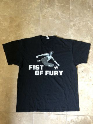 Bruce Lee Vintage 1985 T Shirt Fists Of Fury Movie Enter The Dragon Xl