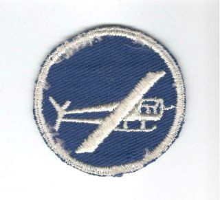 Ww 2 Us Army Officers Glider Troops Overseas Cap Patch Inv J364