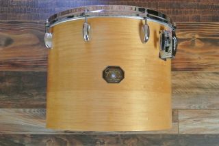 Vintage 1980 Gretsch Usa 15 " Natural 6 - Ply 4453w Tom For Your Drum Set Z253