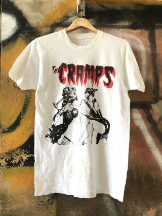 Vtg 80s The Cramps Tshirt Punkrock Gothabilly Psychobilly Garage Punk