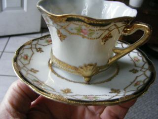 Tea Cup And Saucer Of Fine Porcelain China