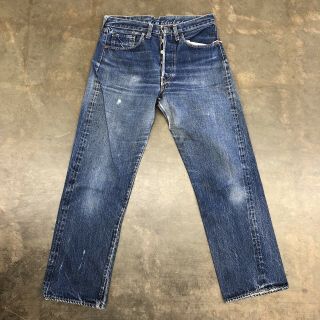Vintage 1960’s Levi’s 501 Big E Denim Jeans - “a” Type Patch - Measures W31 L28.  5
