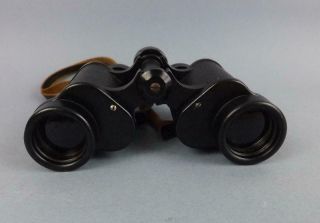 Old USSR Russian Soviet BPC 5 8X30 Binocular in Leather Case circa 1984 3