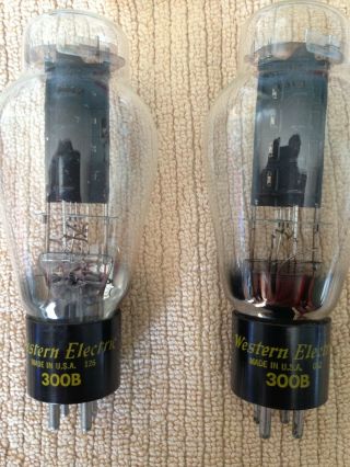 Vintage Western Electric 300B Tubes (Price for Quantity of two) 5