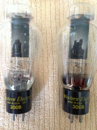 Vintage Western Electric 300B Tubes (Price for Quantity of two) 6