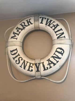 Rare Disneyland Mark Twain Life Preserver - Rivers Of America