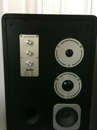 Rare Vintage Marantz Model 940 Design Series Speakers 2
