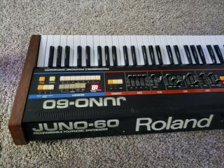 Roland Juno 60 Keyboard Vintage Analog Polyphonic Synthesizer Serviced MIDI 4