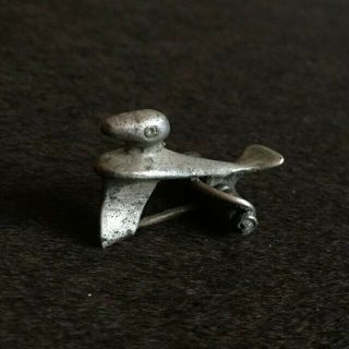 Roman Celtic Silver Ancient Duck Brooch Fibula Artifacts 2 Century Ad Rare