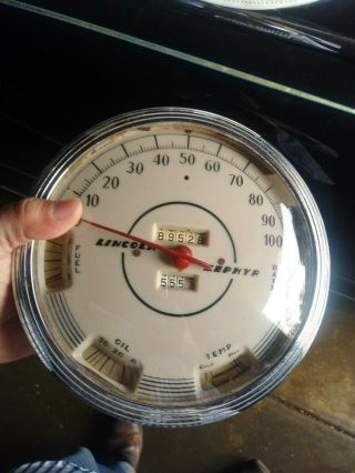 1939 Lincoln Zephyr Speedometer - Gorgeous Vintage Speedometer 2