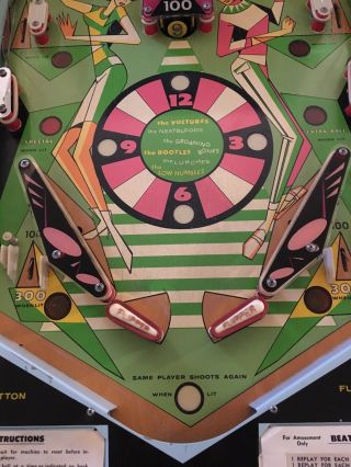Vintage Williams Beat Time Pinball Machine 1967 Beatles Themed Will Ship 4