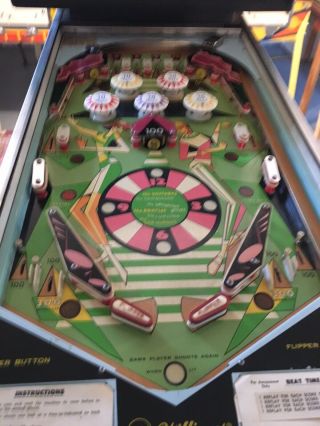 Vintage Williams Beat Time Pinball Machine 1967 Beatles Themed Will Ship 7