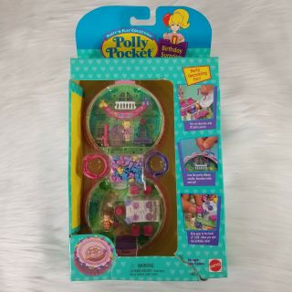 Polly Pocket Vintage Birthday Surprise Cake Compact 99 Complete Bluebird 1994