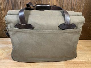 Filson Vintage Quality Padded Computer Briefcase Bag 258 - YKK Zippers 3