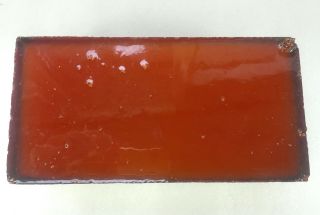 Vintage Yellow Transparent Amber Bakelite Catalin Part Block Dice 1730 Gr.