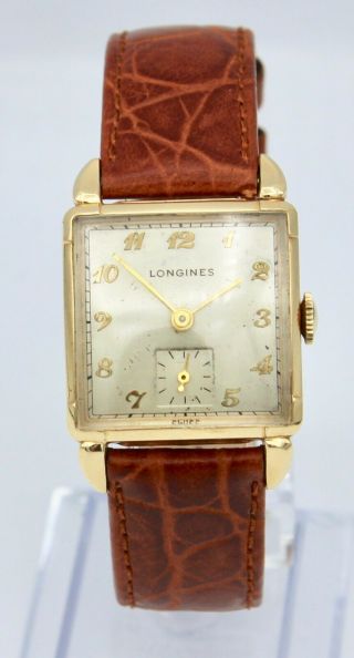 Vintage 14k Gold Longines Watch Men 